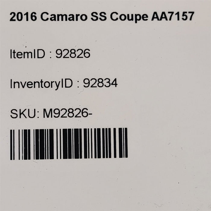 16-20 Camaro Ss Active Exhaust Valve Actuator Pair Lt1 6.2 Aa7157