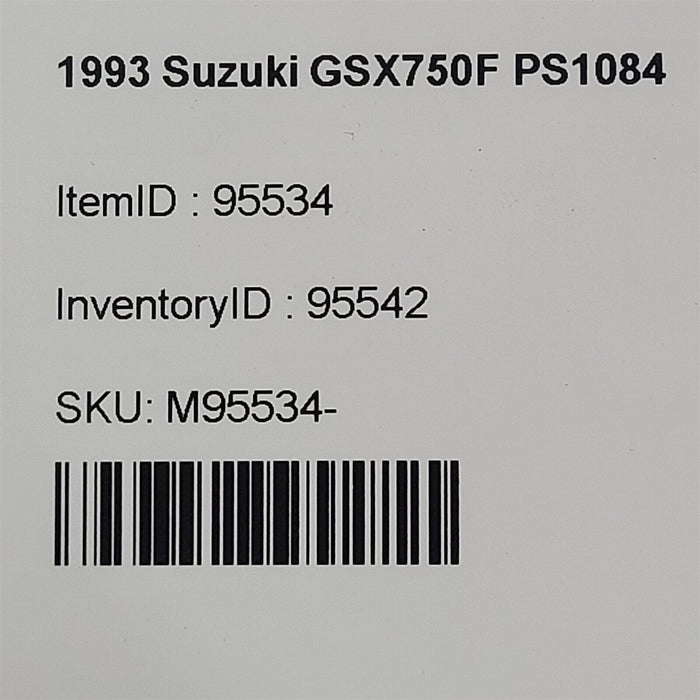 1993 Suzuki GSX750F Katana Throttle Cables Cable Set Pair PS1084