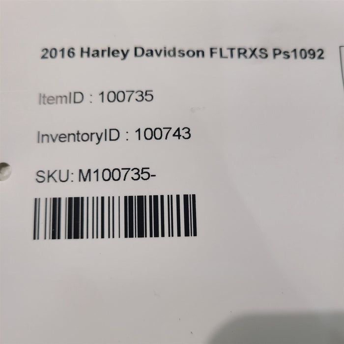 2016 Harley Road Glide Special Rear Brake Rotor Ps1092
