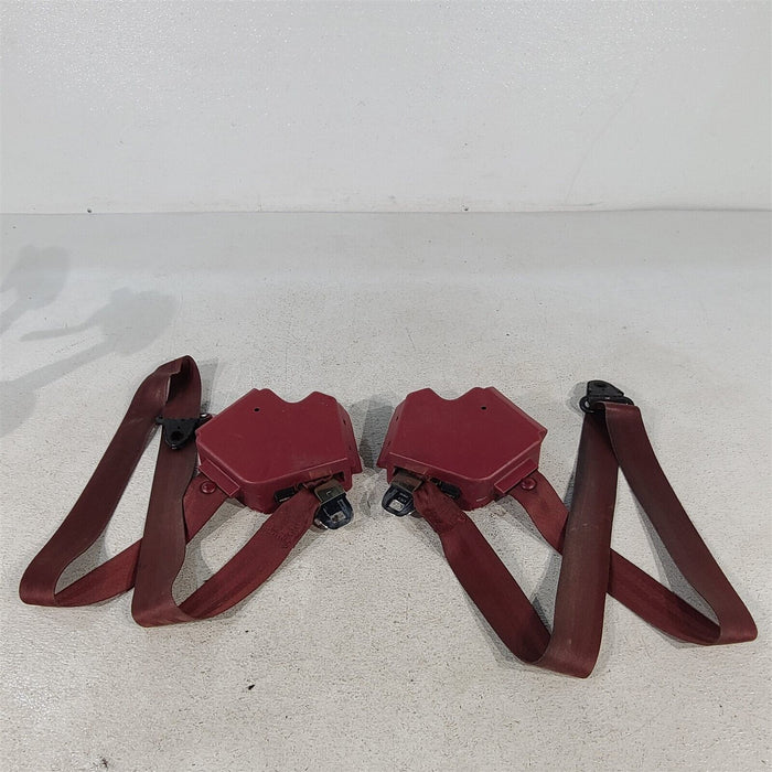 84-89 Corvette C4 Coupe Seat Belt Set Seat Belts Retractors Aa7213