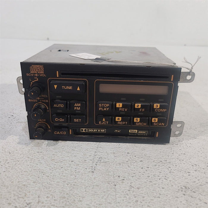 92-93 Corvette C4 Delco Bose Gold Radio Cd Cassette Player 16160761 Oem AA7011