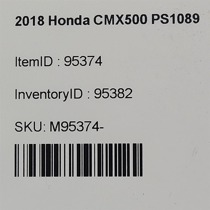 2018 Honda CMX500 Right Front Brake Caliper Rh PS1089