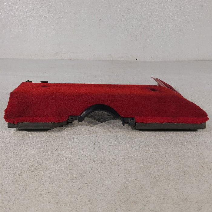 84-89 Corvette C4 Driver Under Dash Carpeted Bolster Panel Hush Red AA7204