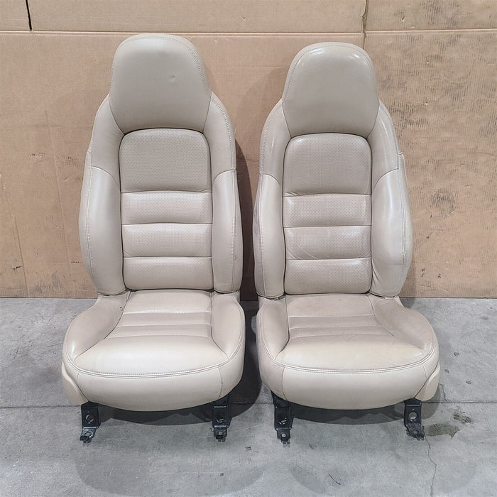 2005 Corvette C6 Seats Sport Seat Set Light Cashmere Aa7191