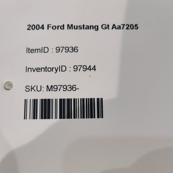 99-04 Mustang GT Convertible Top Hardware Screws Aa7205