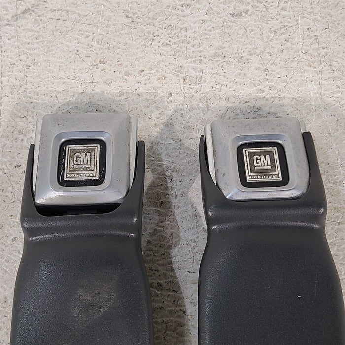 84-94 Corvette C4 Seat Belt Buckle Set Pair Buckles Aa7217