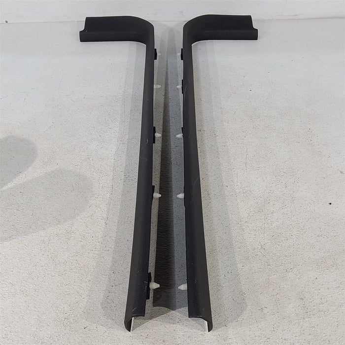 09-15 Cadillac Cts-V Coupe Ebony Door Sill Trim Plate Kick Panel Set Aa7243