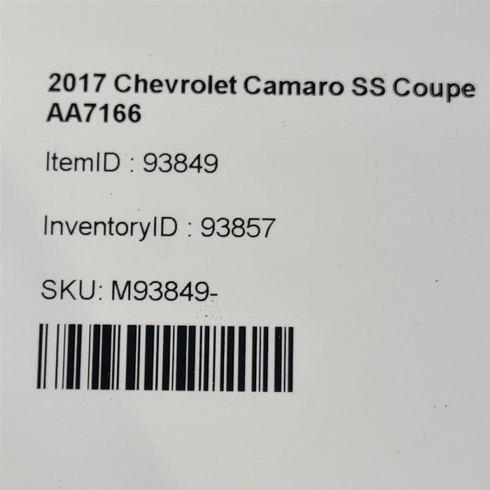 2017 Camaro Ss Interior Light Control Module Aa7166