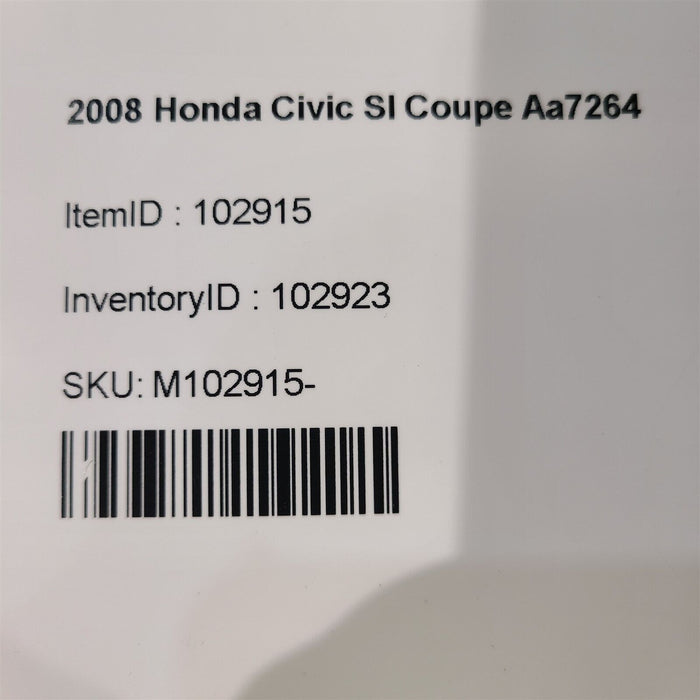 2008 Honda Civic SI Coupe Owners Manual Book Booklet Set Aa7264