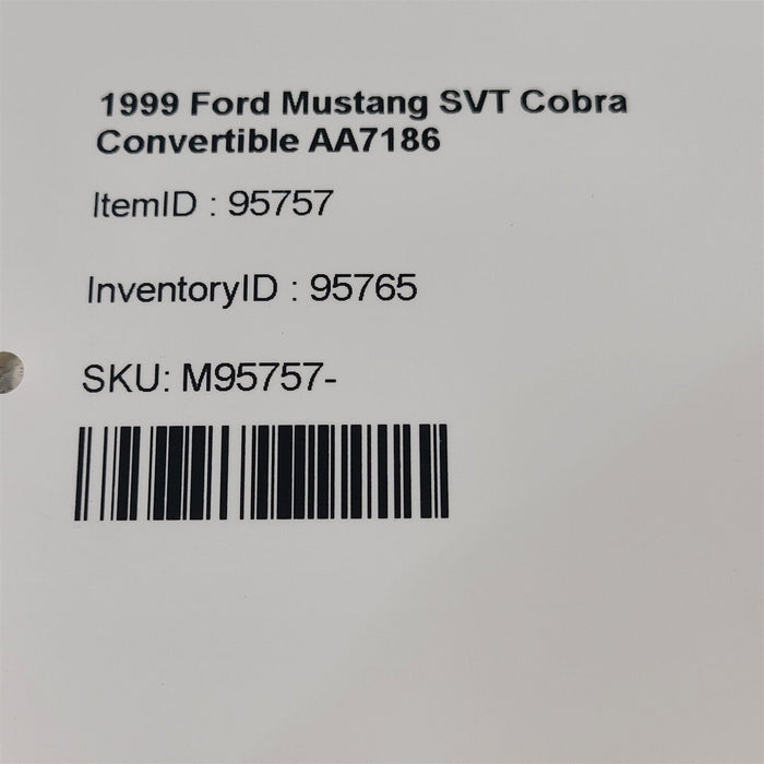 99-04 Mustang Gt Cobra Convertible Front Seat Belt Retractors Rh Lh Set Aa7186