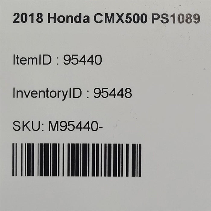 2018 Honda CMX500 Air Filter Intake Box PS1089