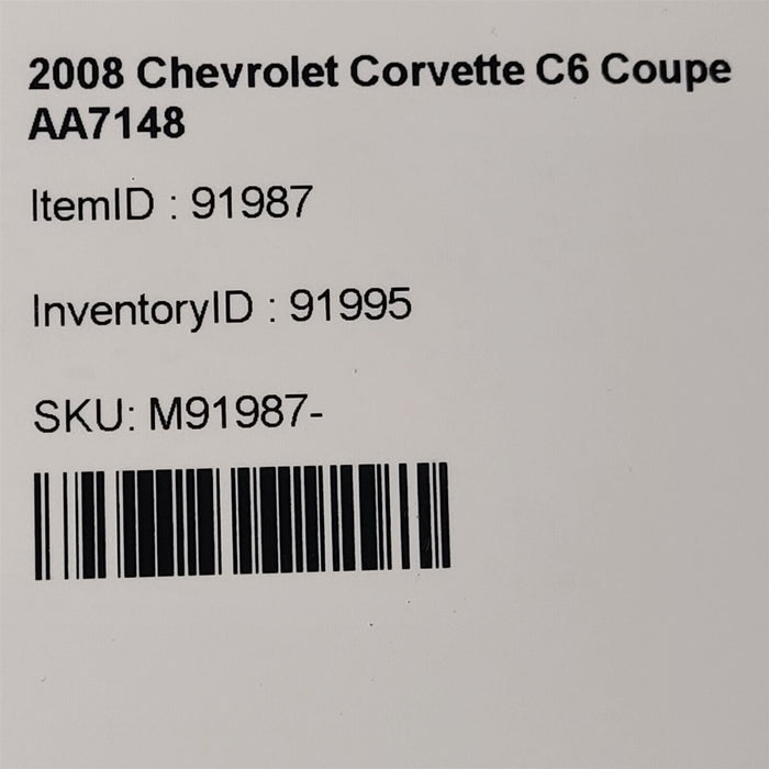 06-13 Corvette C6 Automatic Transmission Oem Floor Shifter 2006-2013 Aa7148