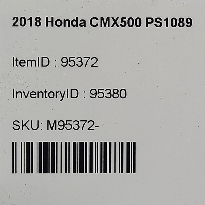 2018 Honda CMX500 Rear Fender Mounts Brackets Pair PS1089