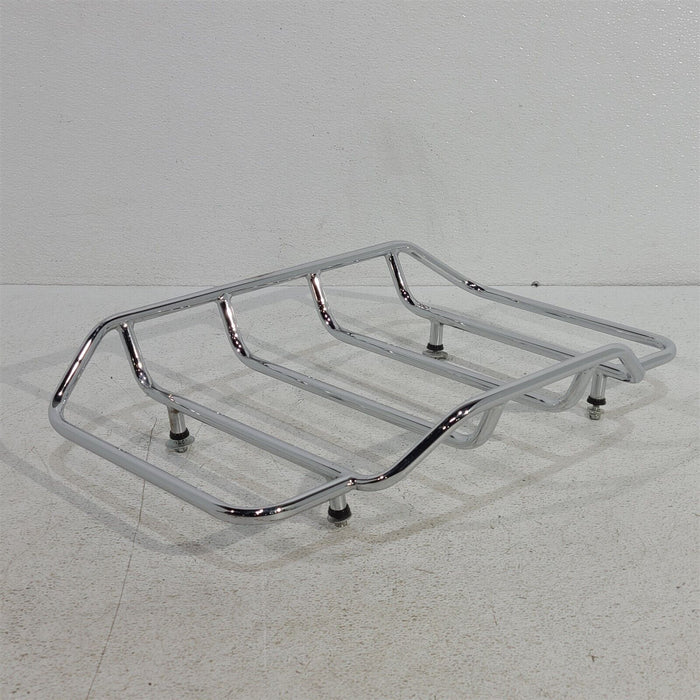 2003 Harley Electra Glide Classic Chrome Tour Pack Trunk Luggage Top Rack PS1088