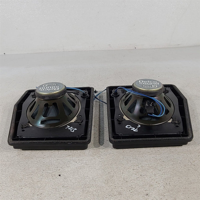 84-89 Corvette C4 Delco Door Speakers Pair Lh Rh Aa7213