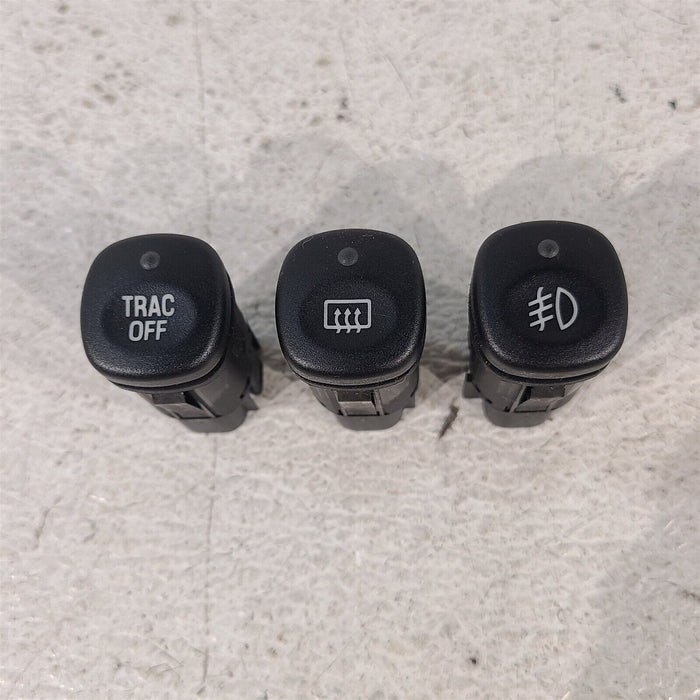 01-04 Mustang Gt Defrost - Traction Control - Fog Light Switches Set Oem AA7168