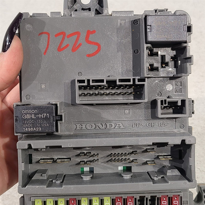 17-20 Honda Civic Si Interior Cabin Fusebox Fuse Block Relay Aa7225