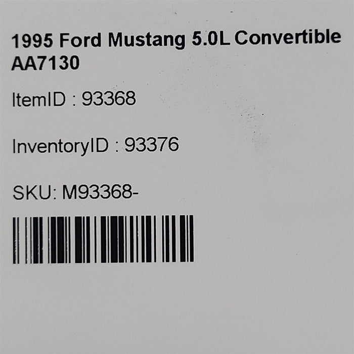 94-98 Mustang Header Headlight Panel Center Support Mounting Brackets (2) Aa7130