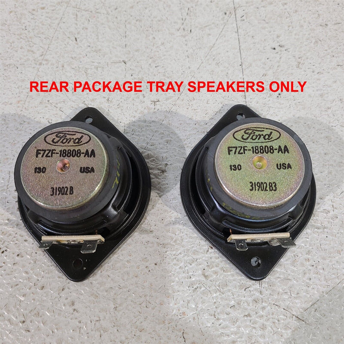 99-04 Mustang Speaker Speakers Rear Package Tray Aa7147