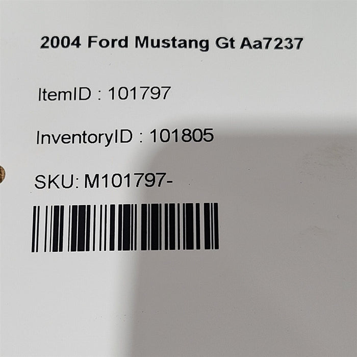 99-04 Mustang 4.6L Sohc Automatic Transmission Driveshaft 99-04 Oem Aa7237