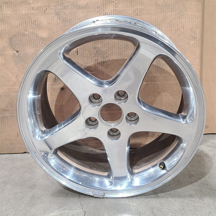 94-98 Mustang 5 Spoke Polished Wheel Set Wheels 17X9 Aa7236