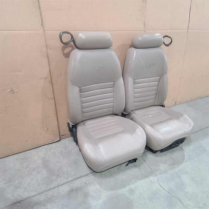 99-04 Mustang Gt Seats Front Rear Set Convertible Damage Aa7138