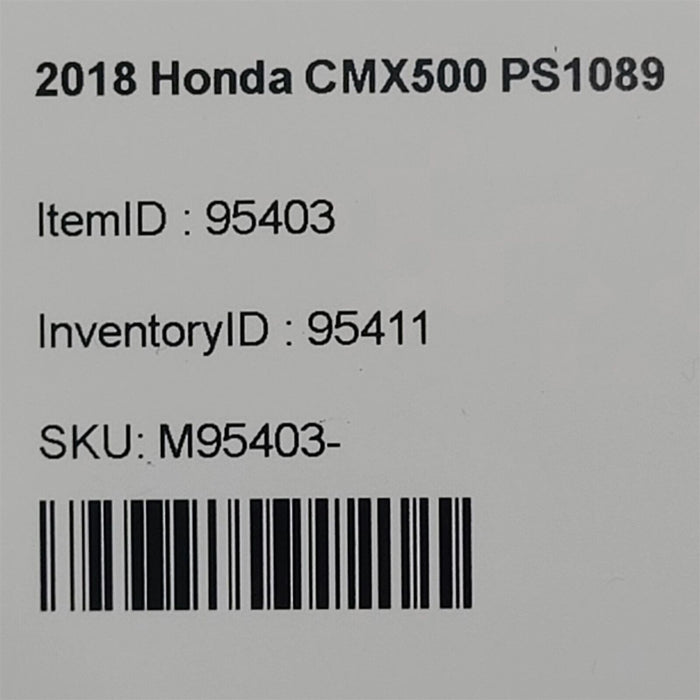 2018 Honda CMX500 Fuel Air Valve Solenoid Purge Valve Solenoid PS1089