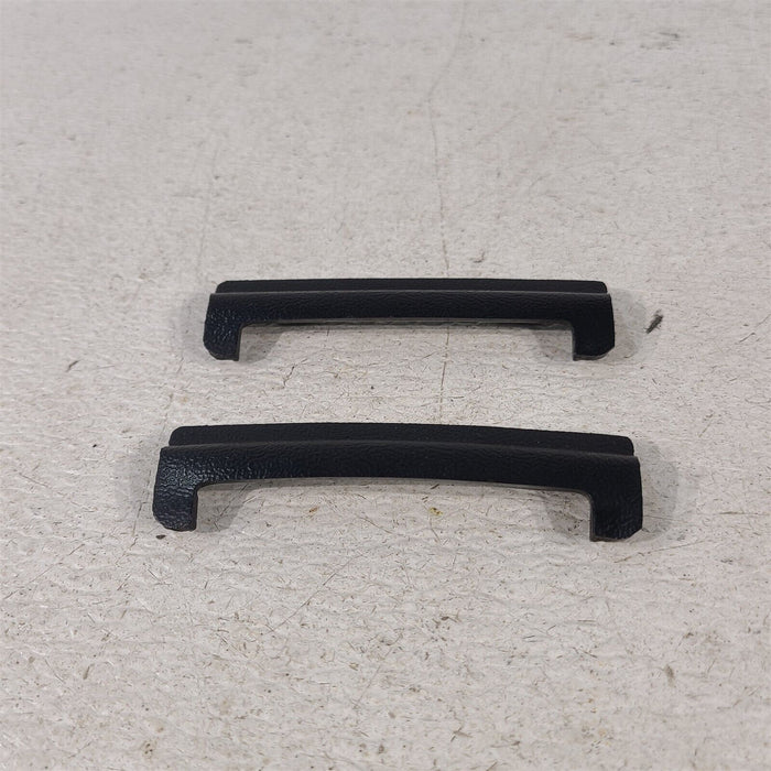 87-93 Ford Mustang Seat Belt Trim Insert Black Quarter Panel Aa7260