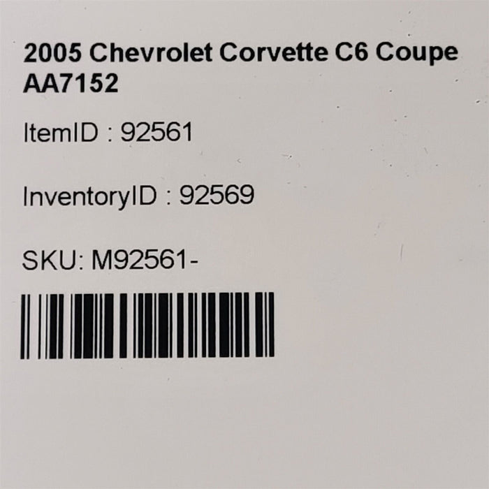 05-07 Corvette C6 Engine Oil Pan Bolt Set Bolts Ls2 6.0 Aa7152