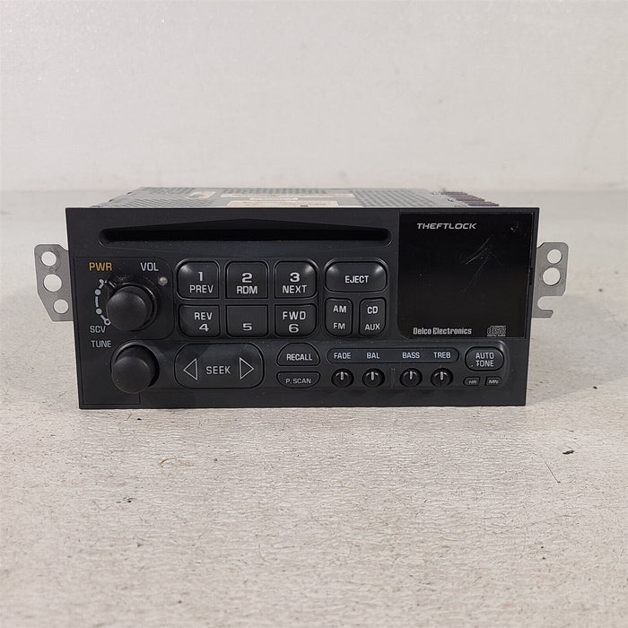 01-04 Corvette C5 Radio Stereo Cd Player Am/Fm 09390211 Oem Aa7251