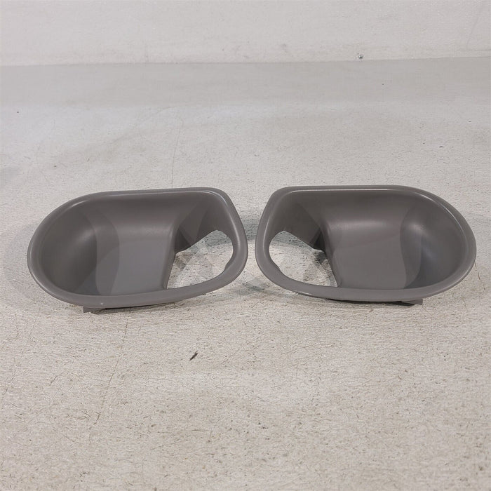 94-04 Mustang Interior Door Handle Release Trim Bezels Cups Grey Aa7247