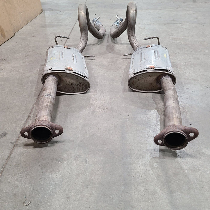 03-04 Mustang Mach 1 Factory Exhaust Mufflers Tailpipes OEM AA7212