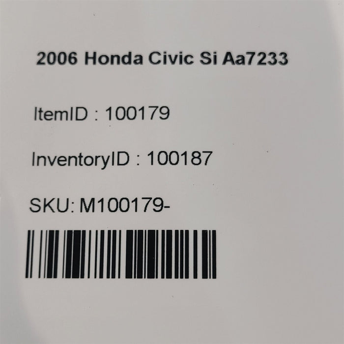 06-11 Honda Civic Si Coupe Rh Passenger Headlight Headlamp Note Aa7233