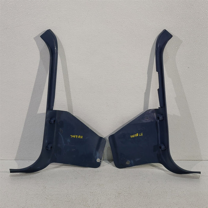 87-93 Mustang Kick Panel Set Pair Panel Rh Lh Blue Aa7169