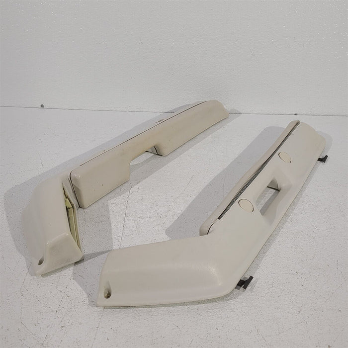 87-93 Mustang Convertible Door Panel Armrests Lh Rh Set White AA7001