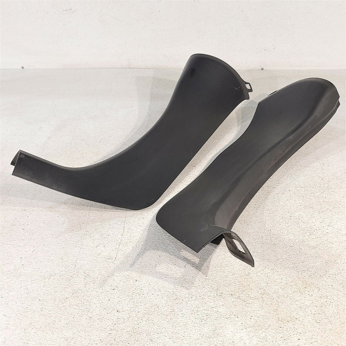 05-13 Corvette C6 Interior B Pillar Seat Belt Trim Covers Oem Ebony Aa7119