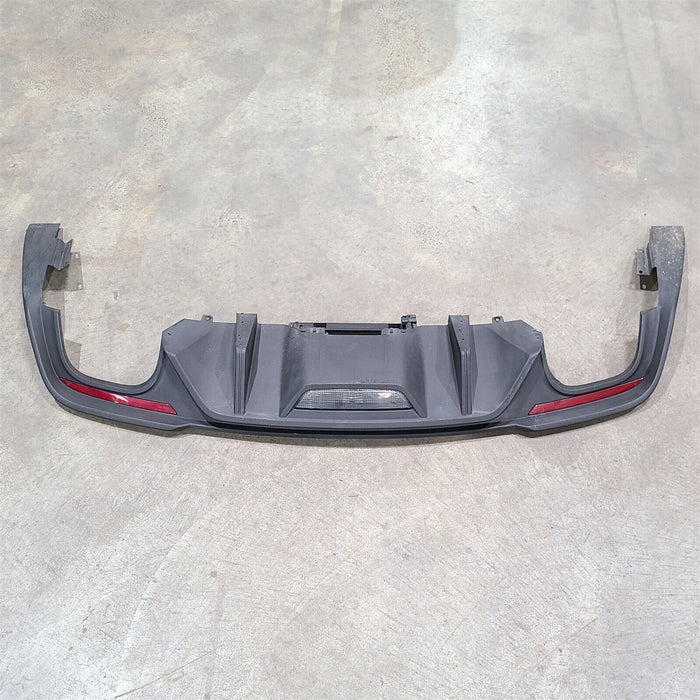 18-20 Mustang Gt 5.0 rear bumper cover lower valance diffuser trim Aa7144 Damage