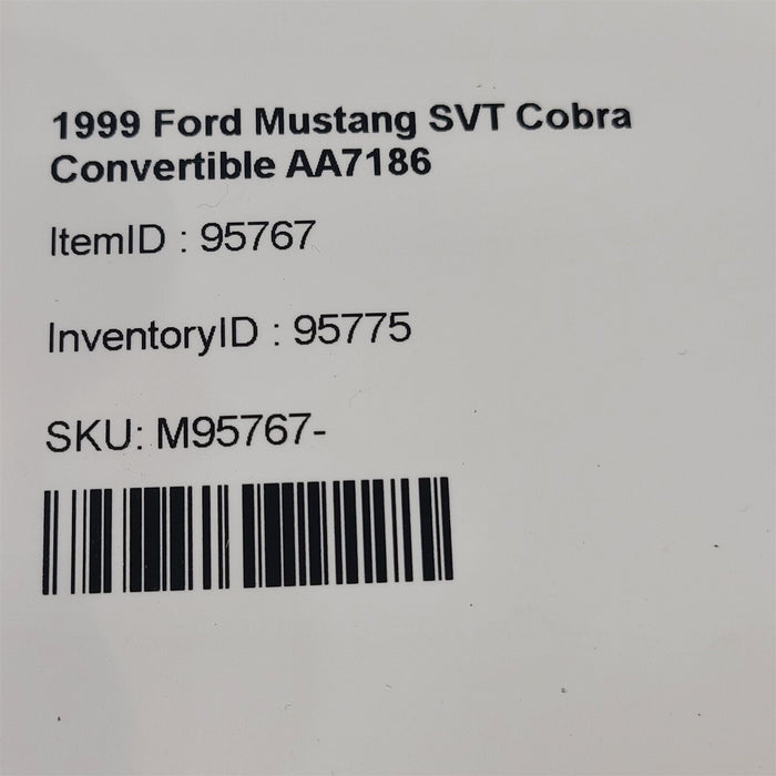 99 01 Mustang Mach 1 Cobra Thermostat Housing 4.6L Dohc 32V 4V Aa7186