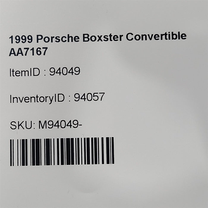 97-04 Porsche Boxster 986 Dual Mass Flywheel 2.5L Aa7167