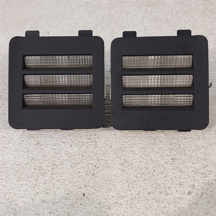 92-93 Corvette C4 Rear Interior Cargo Lights Lamps Pair Black Aa7158