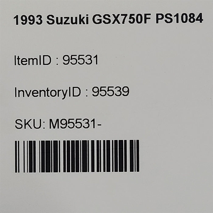 1993 Suzuki GSX750F Katana Upper Triple Tree Cover Forks PS1084