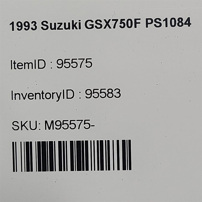 1993 Suzuki GSX750F Katana Rh Side Rear Cover Fairing Right PS1084