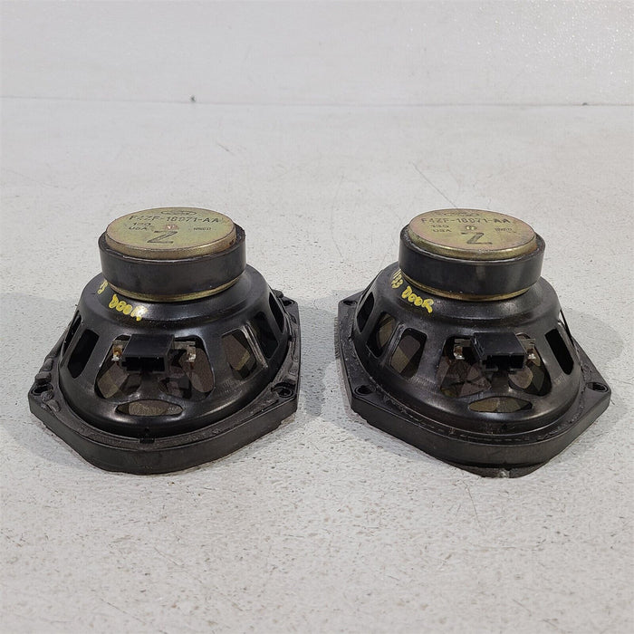 99-04 Mustang Door Speakers Oem Factory Pair Aa7133