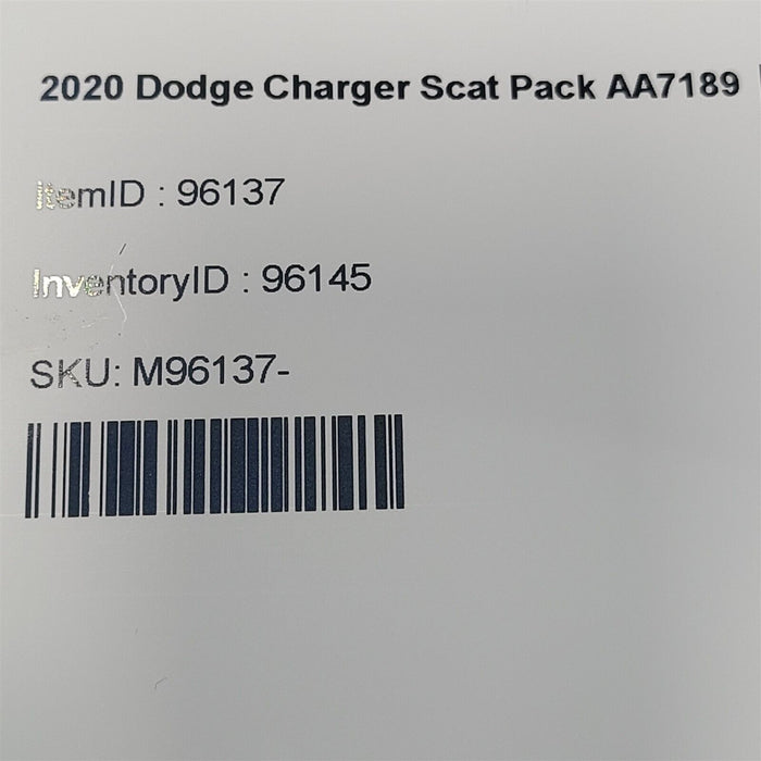 18-20 Dodge Charger Scat Pack Flexplate 6.4L Aa7189