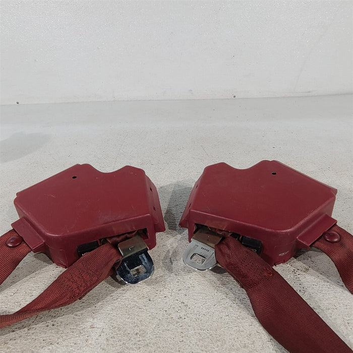 84-89 Corvette C4 Coupe Seat Belt Set Seat Belts Retractors Aa7213