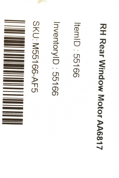 03-06 Porsche Cayenne 955 Passenger RH Rear Window Motor AA6817