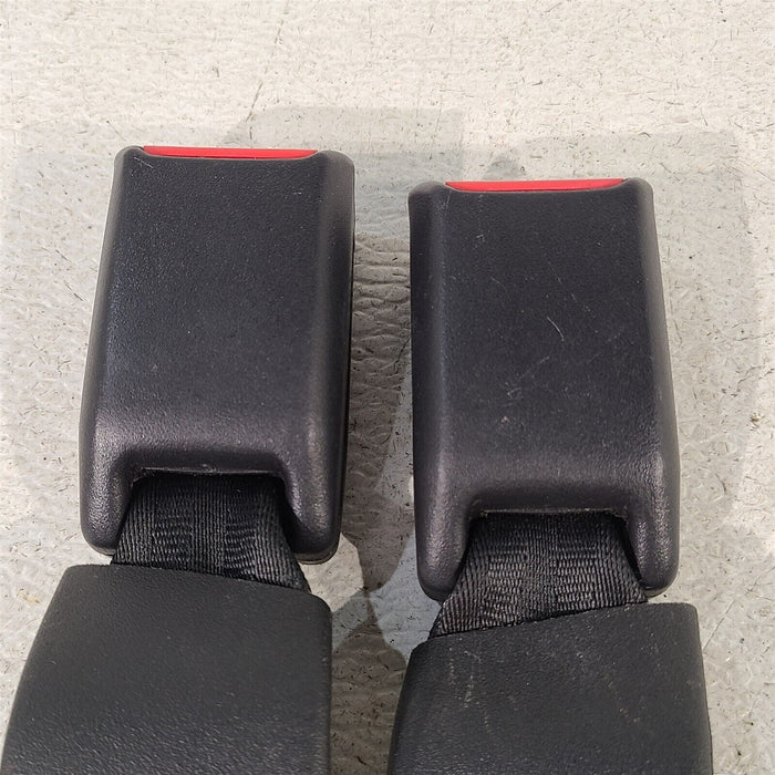 94-98 Mustang Rear Seat Belt Buckles Latches Pair Aa7226