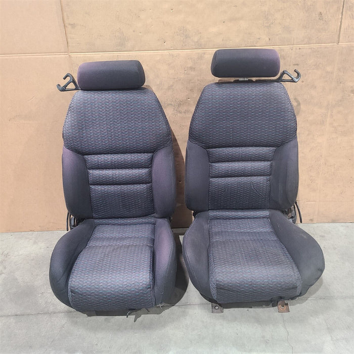 94-98 Mustang Gt Convertible Seats Front Rear Set Fabric Cloth AA7192