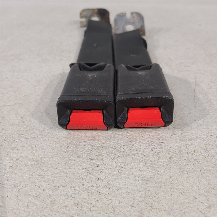 94-98 Mustang Rear Seat Belt Buckles Latches Pair AA7218