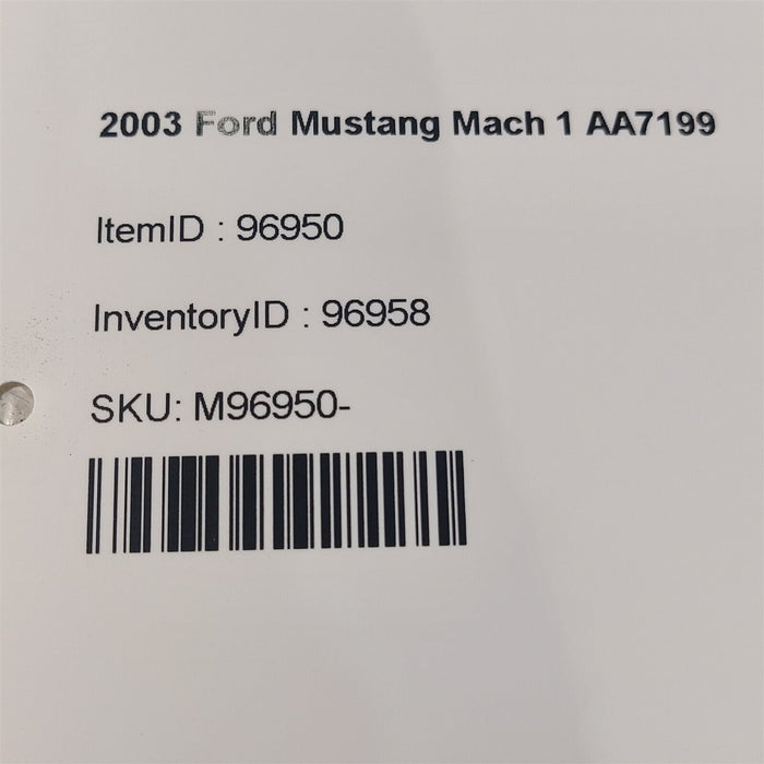 94-04 Ford Mustang Rear Axle Pinion Snubber 1994-2004 Oem Aa7199